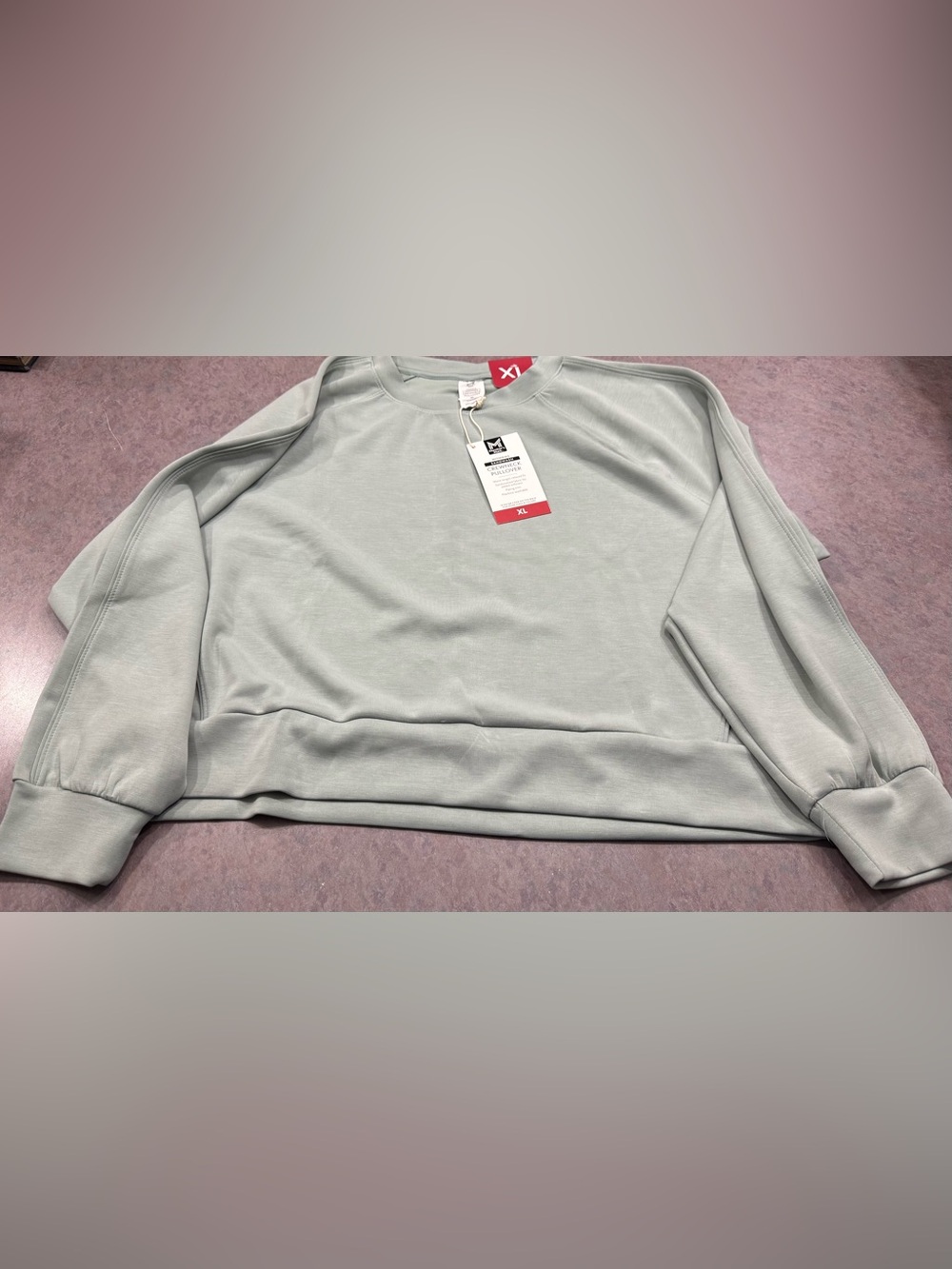Women's Sandwash Crop Crewneck Pullover